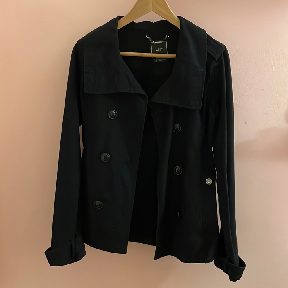 Obey trench coat